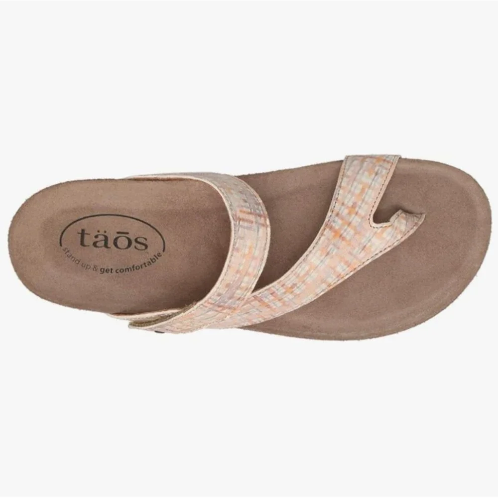 Taos Lola Sandal (Women) - Shell Pink MultiSZ 5.5 - Picture 1 of 6